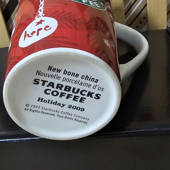 Starbucks bone china nouvelle porcelain coffee cup mug 2009 16 oz - Picture 7 of 7